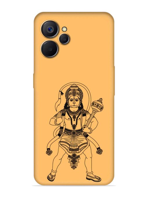 Indian God Hanuman Embossed Soft Silicone Case for Realme 9I (5G) Zapvi