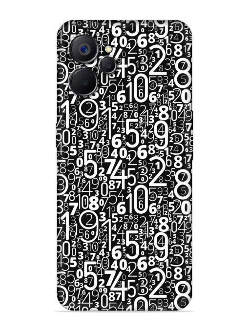 Many Numbers Different Embossed Soft Silicone Case for Realme 9I (5G)