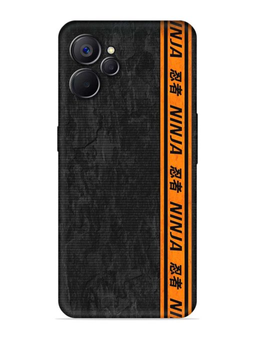 Ninja Srtips Embossed Soft Silicone Case for Realme 9I (5G)