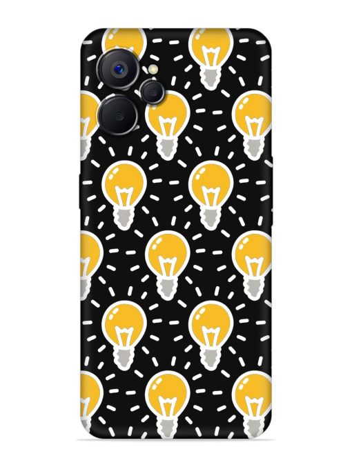 Light Bulb Seamless Embossed Soft Silicone Case for Realme 9I (5G)