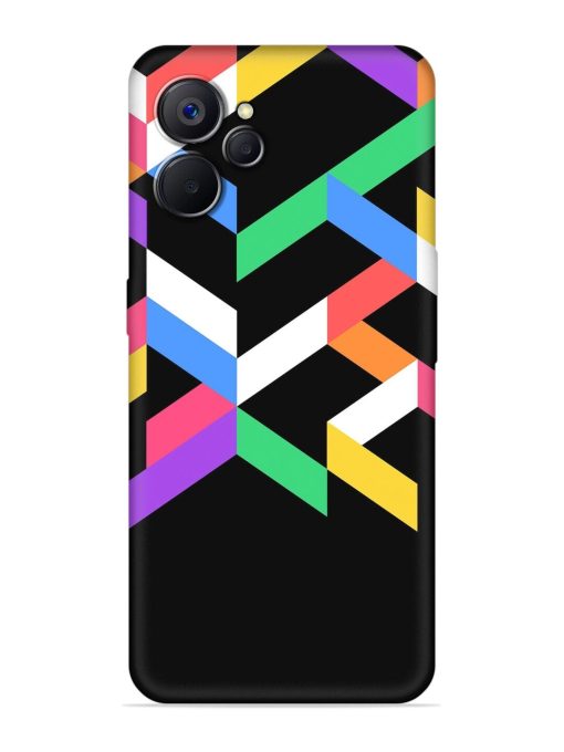 Colorshape Abstarct Embossed Soft Silicone Case for Realme 9I (5G)