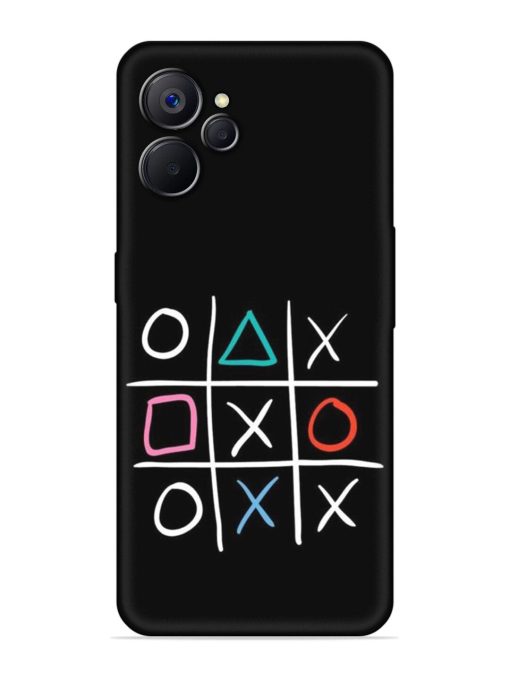 Super Neon Tic-Tac-Toe Embossed Soft Silicone Case for Realme 9I (5G)