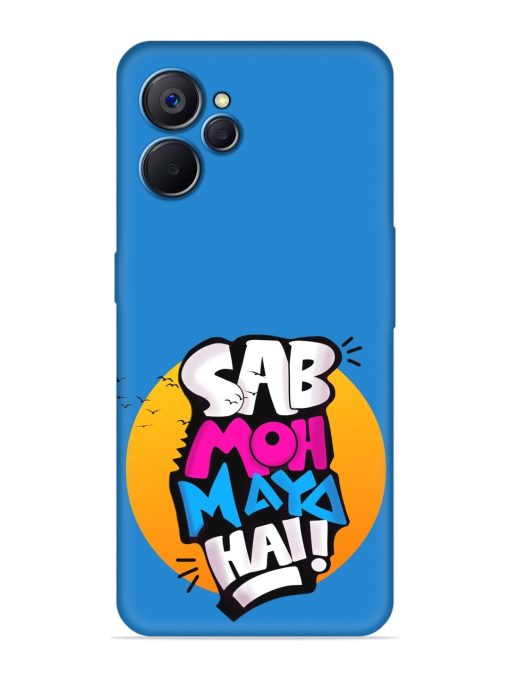 Sab Moh Moya Embossed Soft Silicone Case for Realme 9I (5G)