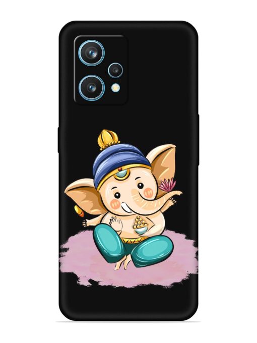 Bal Ganesh Vector Art Embossed Soft Silicone Case for Realme 9 Pro (5G)