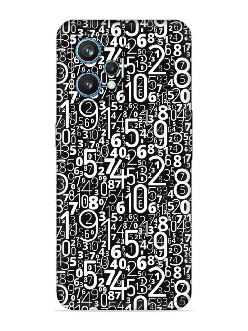 Many Numbers Different Embossed Soft Silicone Case for Realme 9 Pro (5G) Zapvi