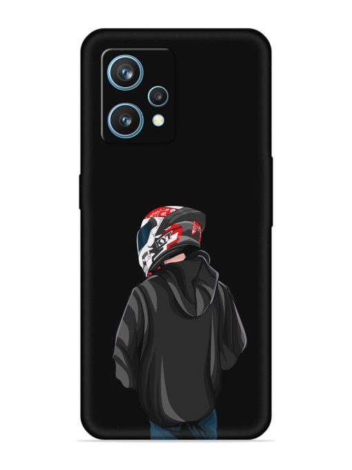 Motorcycle Rider Embossed Soft Silicone Case for Realme 9 Pro Plus (5G)