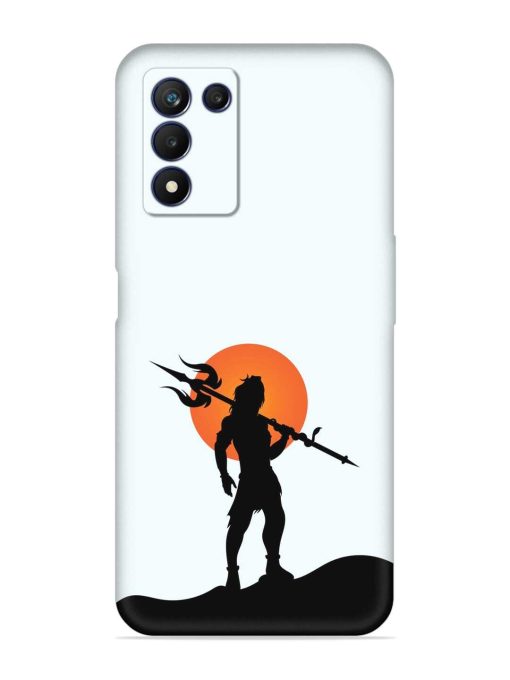 Lord Mahadev Trendy Embossed Soft Silicone Case for Realme 9 Se (5G) Zapvi