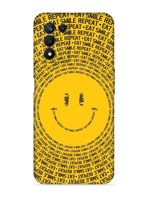 Smiley Embossed Soft Silicone Case for Realme 9 Se (5G)