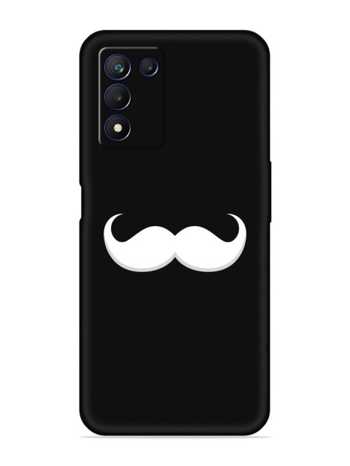 Mustache Vector Embossed Soft Silicone Case for Realme 9 Se (5G) Zapvi