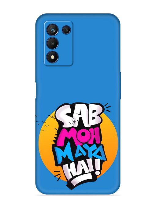 Sab Moh Moya Embossed Soft Silicone Case for Realme 9 Se (5G)