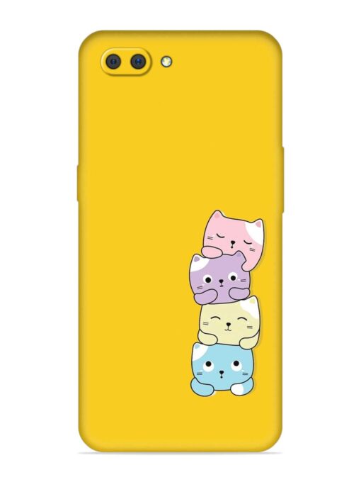 Cartoon Anime Embossed Soft Silicone Case for Realme C1 Zapvi