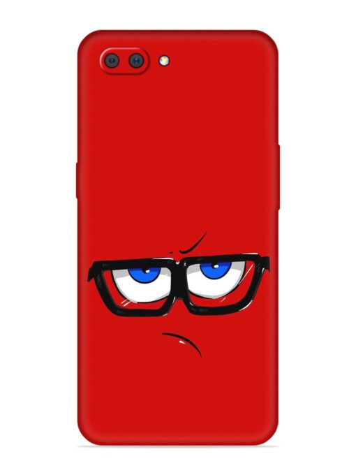 Rad Angry Face Embossed Soft Silicone Case for Realme C1 Zapvi