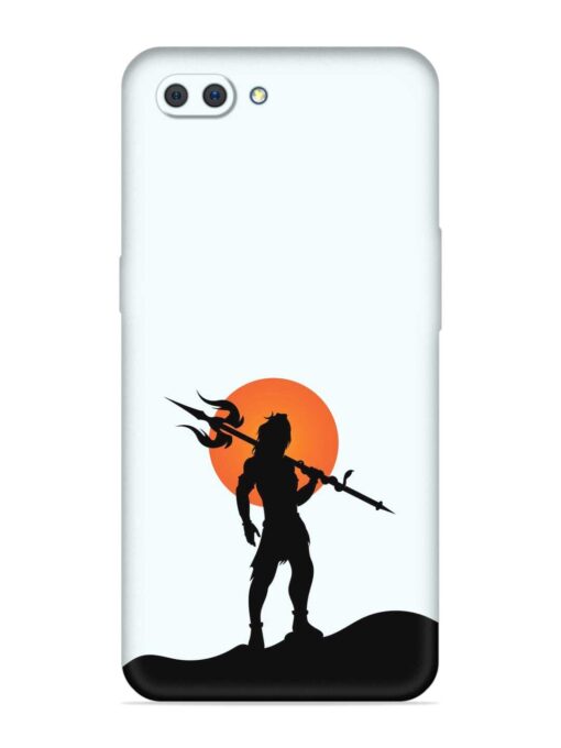 Lord Mahadev Trendy Embossed Soft Silicone Case for Realme C1