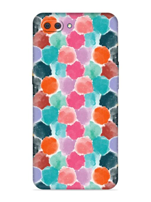 Colorful Seamless Pattern Embossed Soft Silicone Case for Realme C1 Zapvi