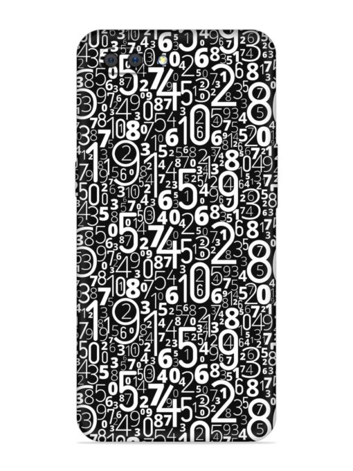 Many Numbers Different Embossed Soft Silicone Case for Realme C1 Zapvi