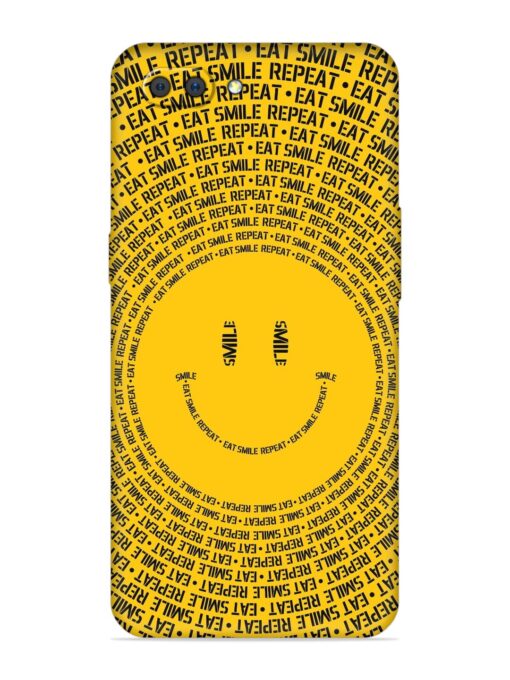 Smiley Embossed Soft Silicone Case for Realme C1 Zapvi