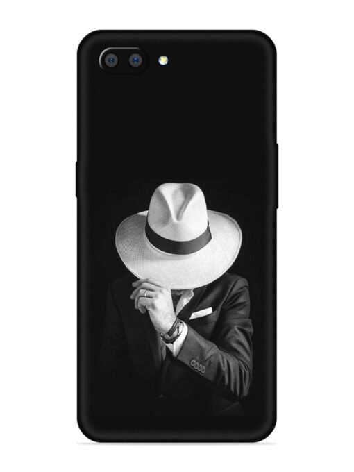 Men Under Hat Embossed Soft Silicone Case for Realme C1 Zapvi