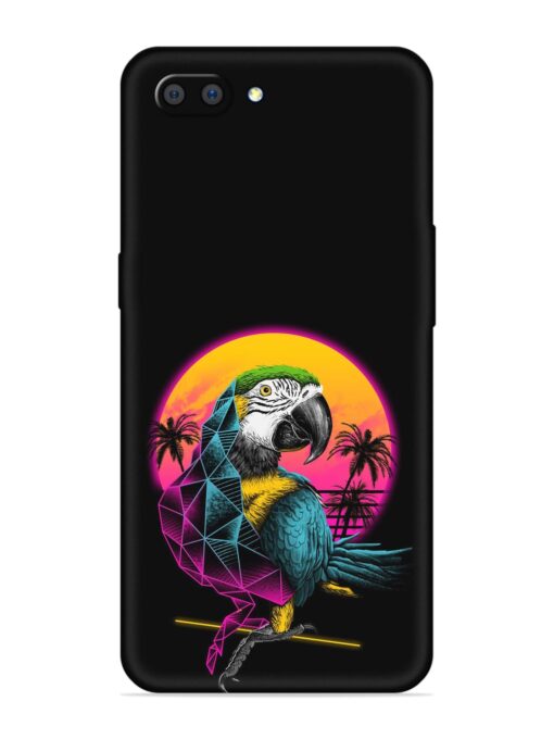 Rad Parrot Embossed Soft Silicone Case for Realme C1 Zapvi