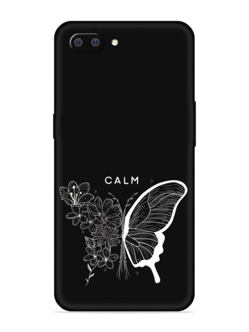 Calm Embossed Soft Silicone Case for Realme C1 Zapvi