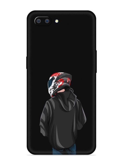 Motorcycle Rider Embossed Soft Silicone Case for Realme C1