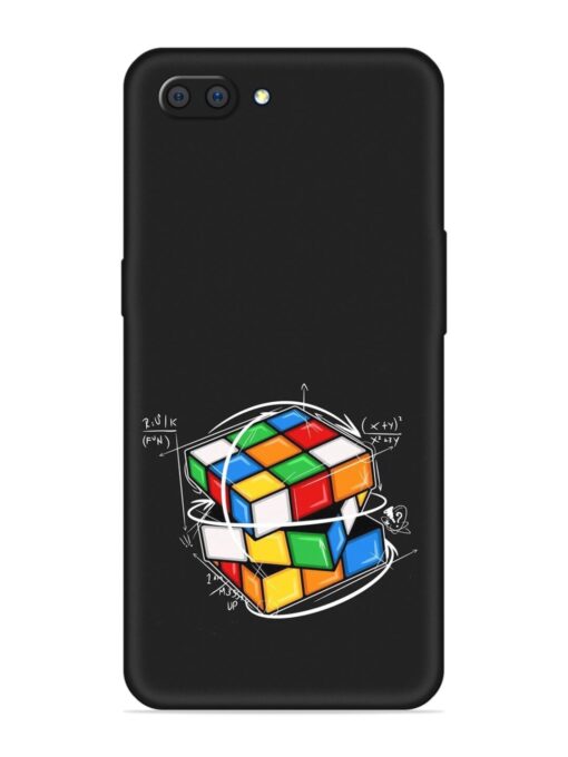 Cubik Vector Embossed Soft Silicone Case for Realme C1