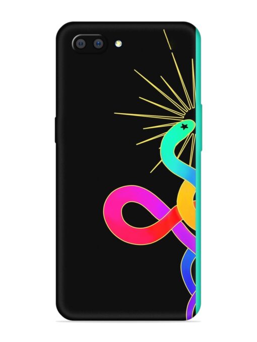 Art Geometric Abstraction Embossed Soft Silicone Case for Realme C1 Zapvi