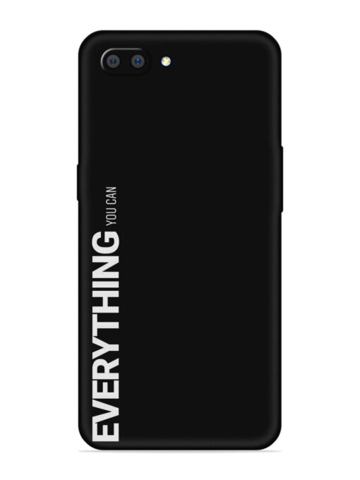 Everything You Can Embossed Soft Silicone Case for Realme C1