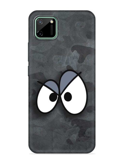 Big Eyes Night Mode Embossed Soft Silicone Case for Realme C11 (2020) Zapvi