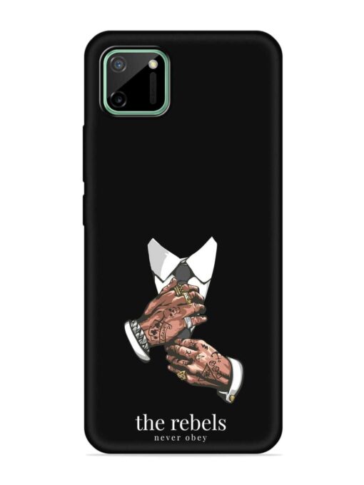 Rebels Slogan Man Embossed Soft Silicone Case for Realme C11 (2020)