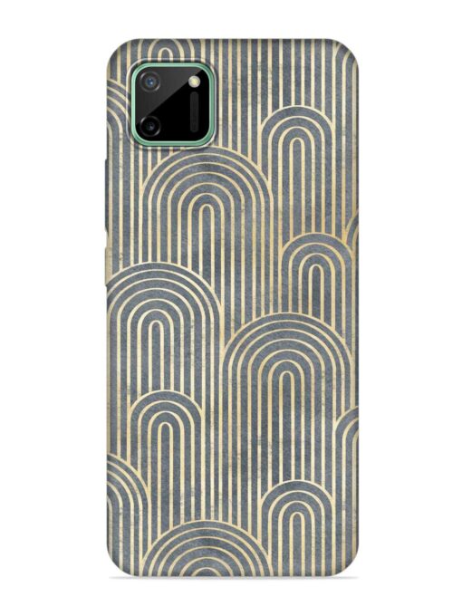 Art Deco Style Embossed Soft Silicone Case for Realme C11 (2020)