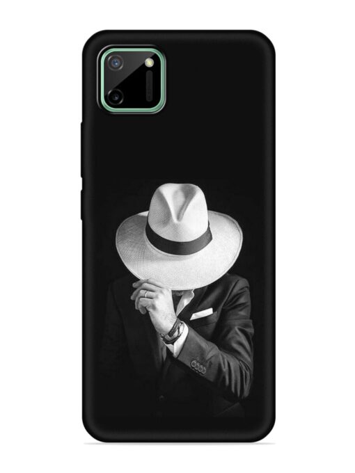 Men Under Hat Embossed Soft Silicone Case for Realme C11 (2020)