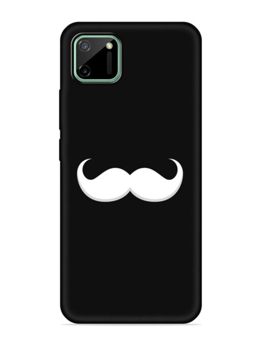 Mustache Vector Embossed Soft Silicone Case for Realme C11 (2020)