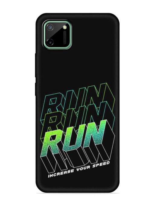 Run Embossed Soft Silicone Case for Realme C11 (2020)