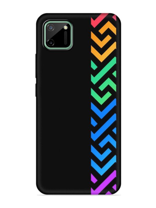 Colorshape Stripes Embossed Soft Silicone Case for Realme C11 (2020)