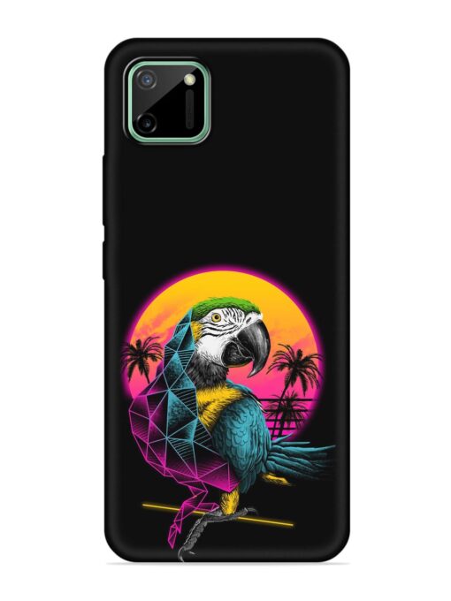 Rad Parrot Embossed Soft Silicone Case for Realme C11 (2020) Zapvi