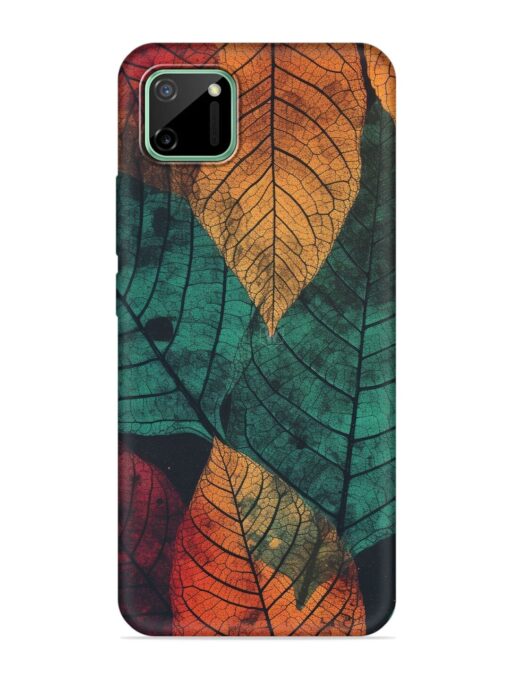 Leaves Artwork Embossed Soft Silicone Case for Realme C11 (2020)