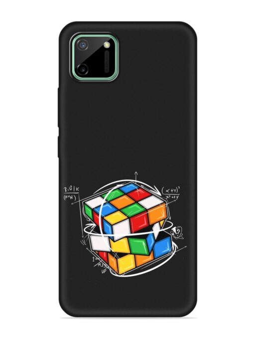 Cubik Vector Embossed Soft Silicone Case for Realme C11 (2020) Zapvi