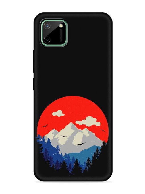 Mountain Abstract Embossed Soft Silicone Case for Realme C11 (2020)