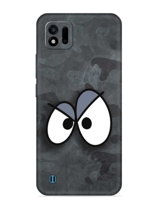 Big Eyes Night Mode Embossed Soft Silicone Case for Realme C11 (2021) Zapvi