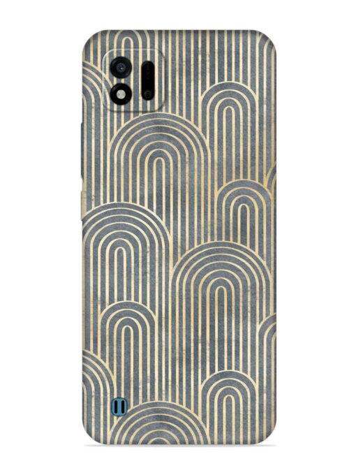 Art Deco Style Embossed Soft Silicone Case for Realme C11 (2021)