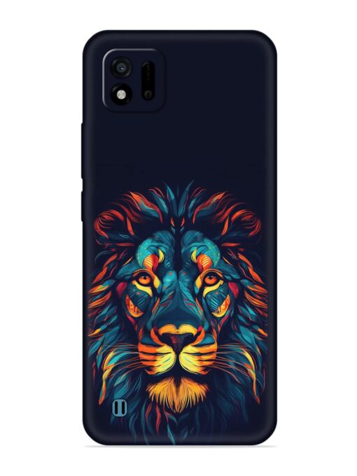 Colorful Lion Embossed Soft Silicone Case for Realme C11 (2021) Zapvi