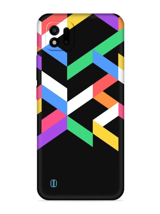 Colorshape Abstarct Embossed Soft Silicone Case for Realme C11 (2021)