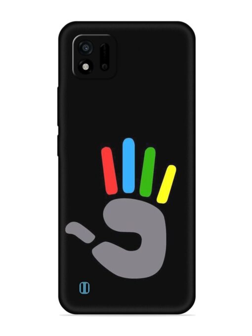 Palm Art Embossed Soft Silicone Case for Realme C11 (2021)