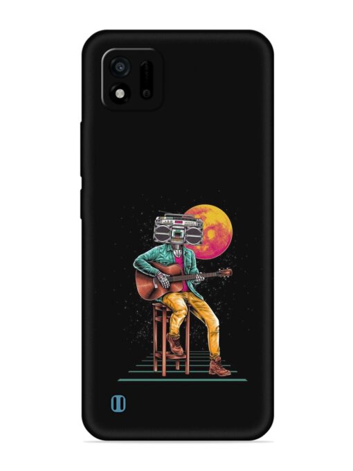 Minimalist Music Embossed Soft Silicone Case for Realme C11 (2021)