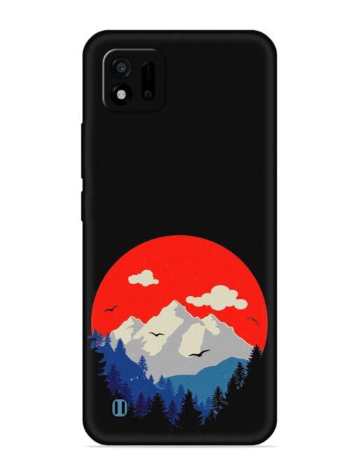 Mountain Abstract Embossed Soft Silicone Case for Realme C11 (2021)