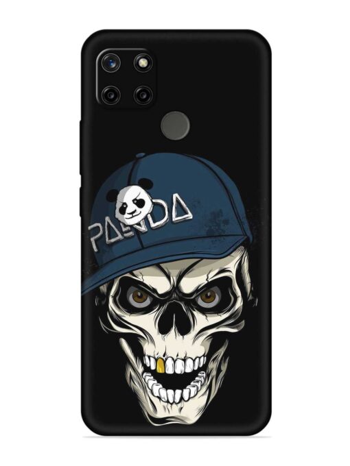 Panda Skull Embossed Soft Silicone Case for Realme C12 Zapvi