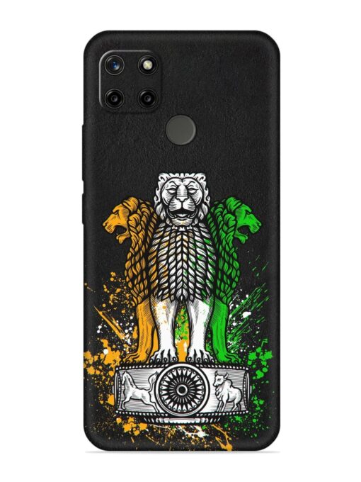 Pillars Of Ashoka Embossed Soft Silicone Case for Realme C12 Zapvi