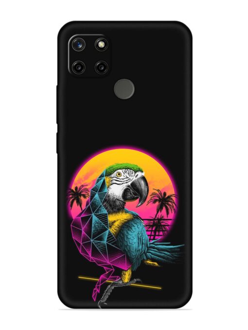 Rad Parrot Embossed Soft Silicone Case for Realme C12 Zapvi