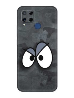 Big Eyes Night Mode Embossed Soft Silicone Case for Realme C15