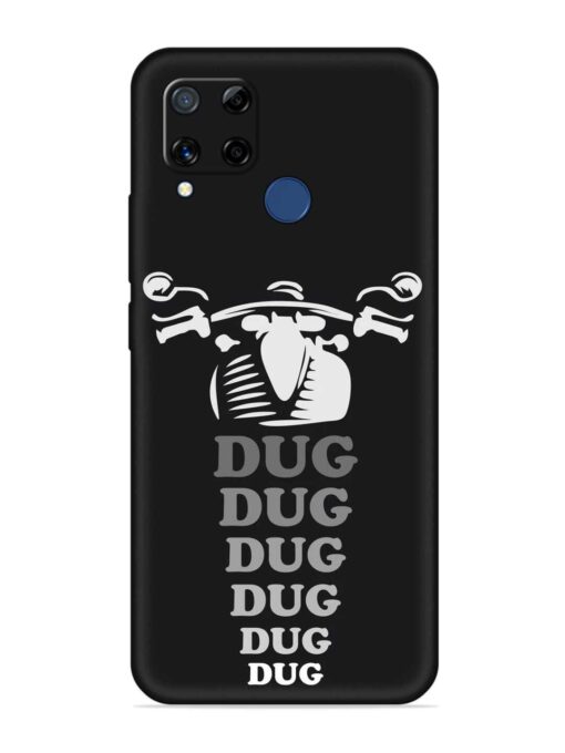 Dug Dug Dug Embossed Soft Silicone Case for Realme C15 Zapvi